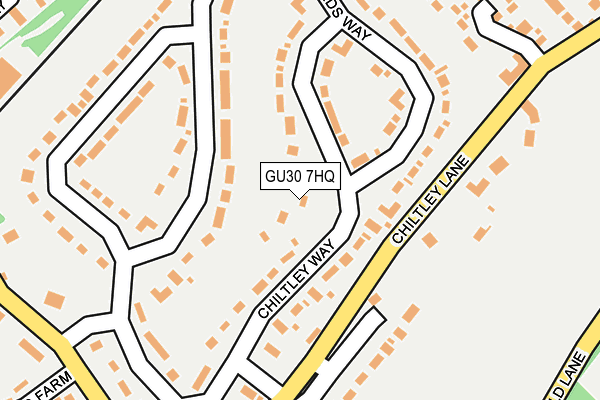GU30 7HQ map - OS OpenMap – Local (Ordnance Survey)