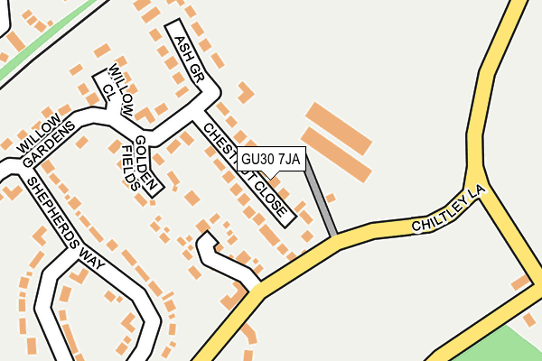 GU30 7JA map - OS OpenMap – Local (Ordnance Survey)