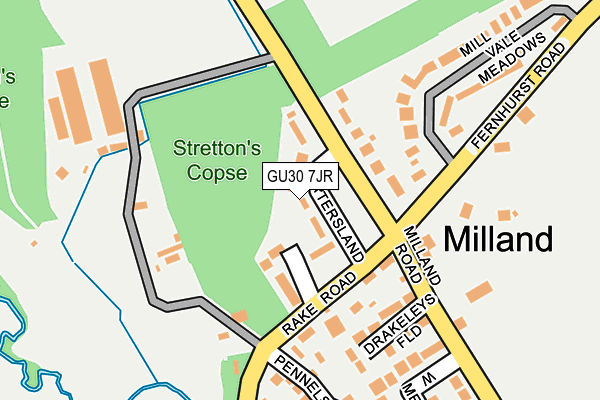 GU30 7JR map - OS OpenMap – Local (Ordnance Survey)