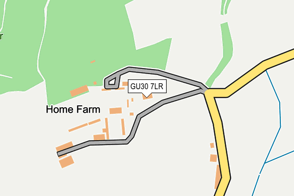 GU30 7LR map - OS OpenMap – Local (Ordnance Survey)