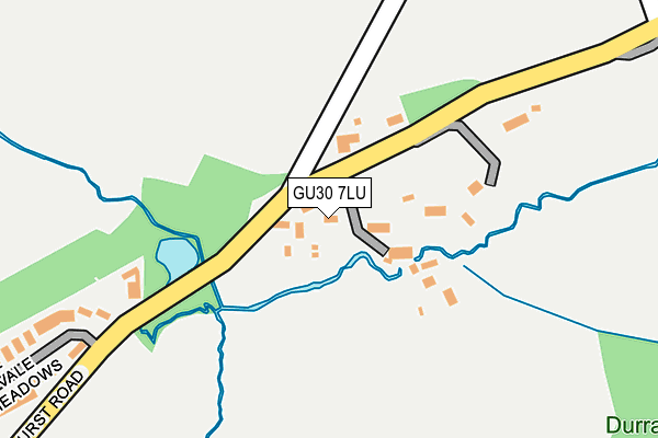 GU30 7LU map - OS OpenMap – Local (Ordnance Survey)