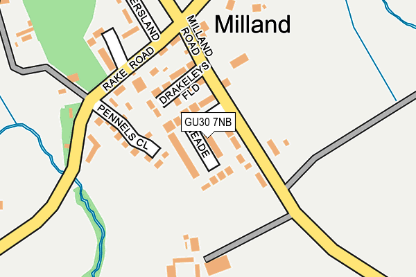 GU30 7NB map - OS OpenMap – Local (Ordnance Survey)