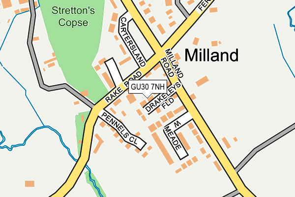 GU30 7NH map - OS OpenMap – Local (Ordnance Survey)