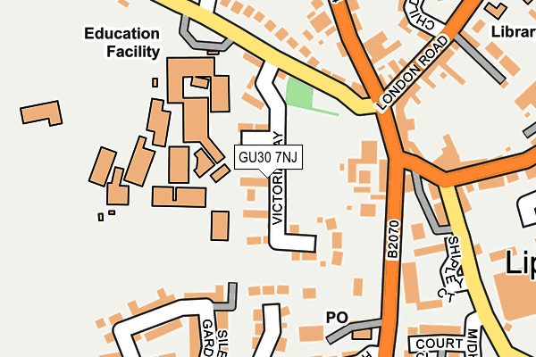GU30 7NJ map - OS OpenMap – Local (Ordnance Survey)