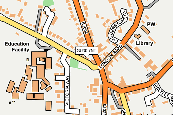 GU30 7NT map - OS OpenMap – Local (Ordnance Survey)