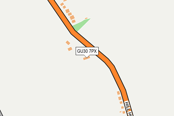 GU30 7PX map - OS OpenMap – Local (Ordnance Survey)