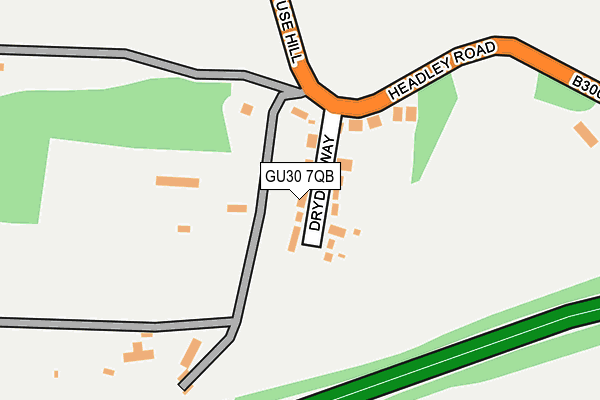 GU30 7QB map - OS OpenMap – Local (Ordnance Survey)