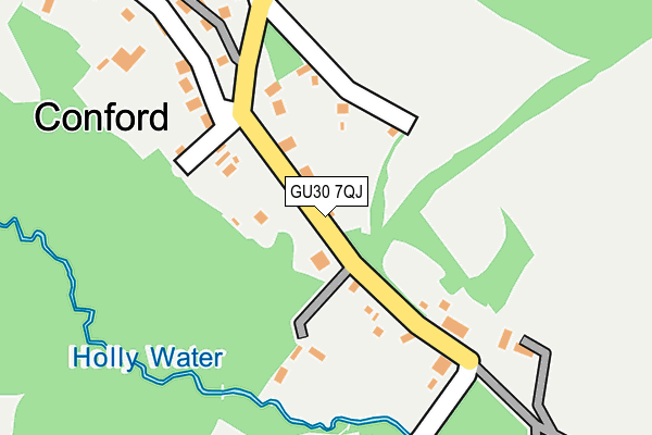 GU30 7QJ map - OS OpenMap – Local (Ordnance Survey)