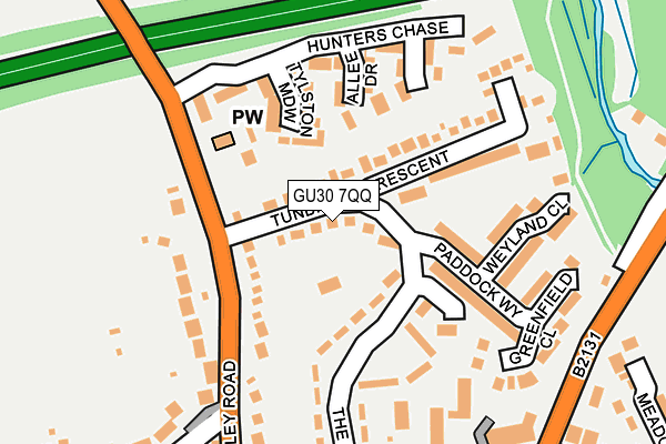 GU30 7QQ map - OS OpenMap – Local (Ordnance Survey)