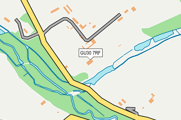 GU30 7RF map - OS OpenMap – Local (Ordnance Survey)
