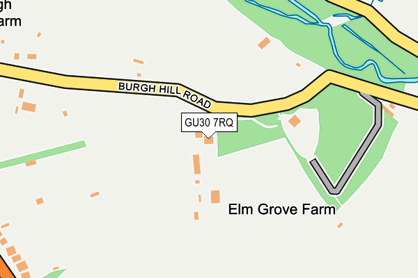 GU30 7RQ map - OS OpenMap – Local (Ordnance Survey)