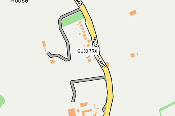 GU30 7RX map - OS OpenMap – Local (Ordnance Survey)