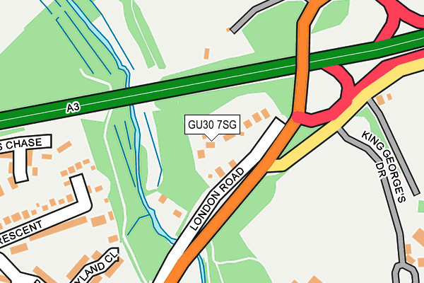 GU30 7SG map - OS OpenMap – Local (Ordnance Survey)