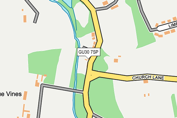 GU30 7SP map - OS OpenMap – Local (Ordnance Survey)