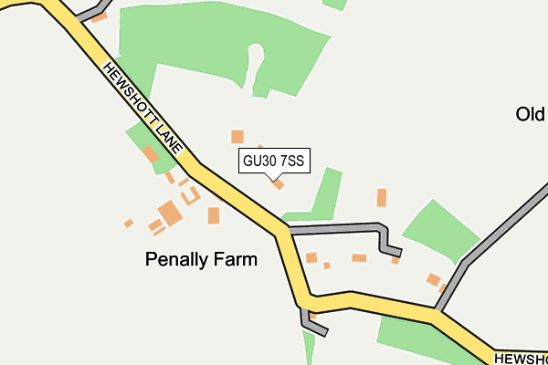 GU30 7SS map - OS OpenMap – Local (Ordnance Survey)