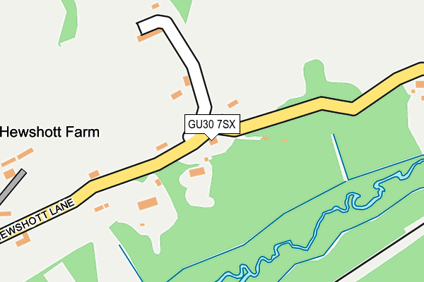 GU30 7SX map - OS OpenMap – Local (Ordnance Survey)