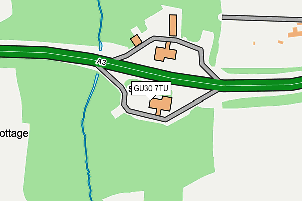 GU30 7TU map - OS OpenMap – Local (Ordnance Survey)