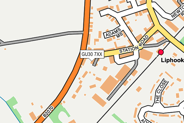 GU30 7XX map - OS OpenMap – Local (Ordnance Survey)