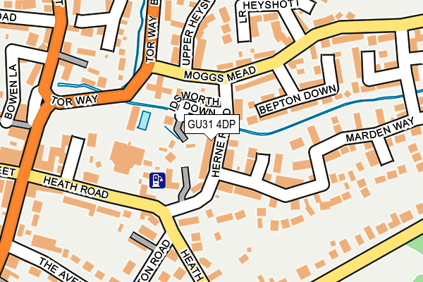 GU31 4DP map - OS OpenMap – Local (Ordnance Survey)