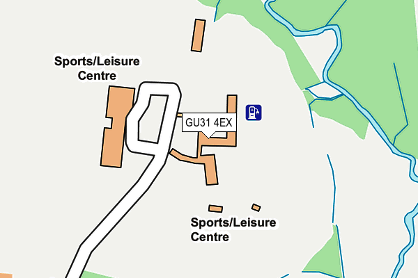 GU31 4EX map - OS OpenMap – Local (Ordnance Survey)