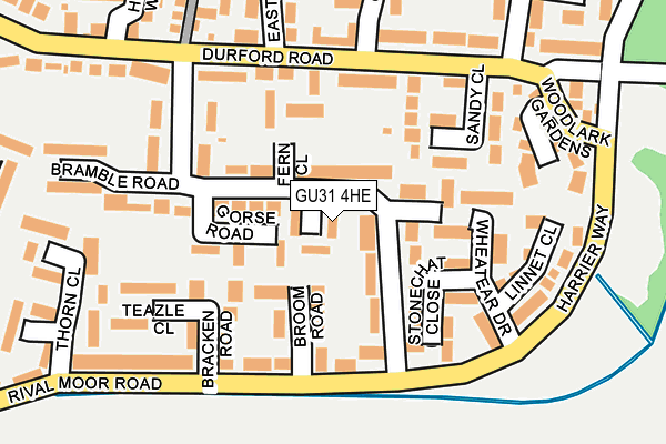 GU31 4HE map - OS OpenMap – Local (Ordnance Survey)