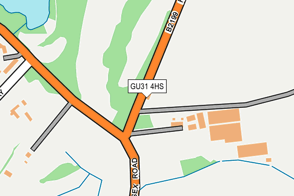 GU31 4HS map - OS OpenMap – Local (Ordnance Survey)