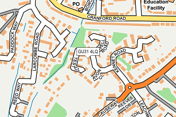 GU31 4LQ map - OS OpenMap – Local (Ordnance Survey)