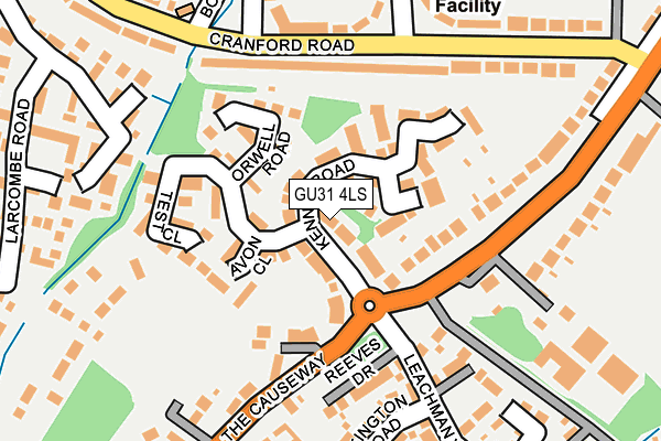 GU31 4LS map - OS OpenMap – Local (Ordnance Survey)