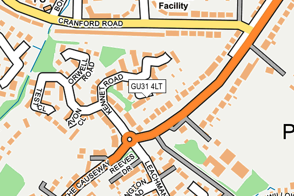GU31 4LT map - OS OpenMap – Local (Ordnance Survey)