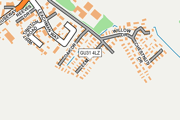 GU31 4LZ map - OS OpenMap – Local (Ordnance Survey)