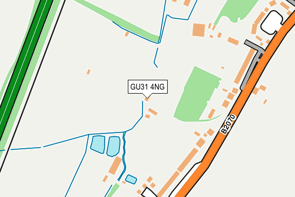 GU31 4NG map - OS OpenMap – Local (Ordnance Survey)