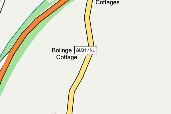 GU31 4NL map - OS OpenMap – Local (Ordnance Survey)