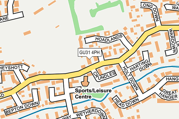 GU31 4PH map - OS OpenMap – Local (Ordnance Survey)