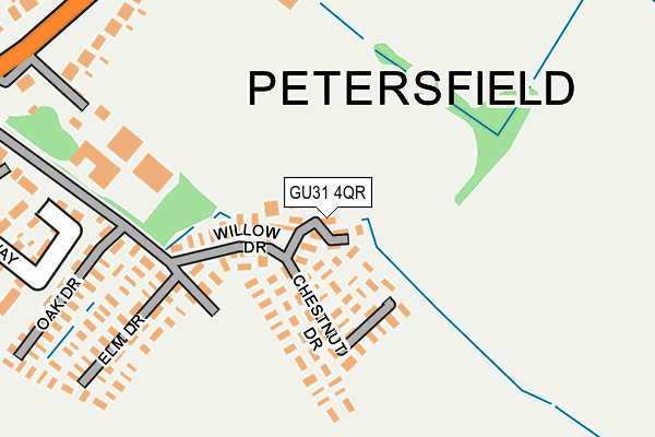 GU31 4QR map - OS OpenMap – Local (Ordnance Survey)