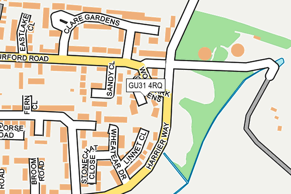 GU31 4RQ map - OS OpenMap – Local (Ordnance Survey)