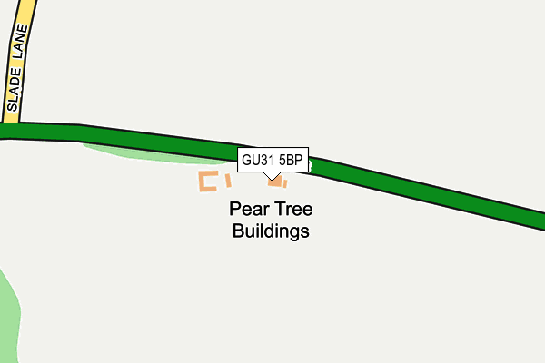 GU31 5BP map - OS OpenMap – Local (Ordnance Survey)