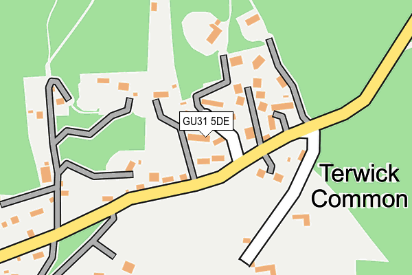 GU31 5DE map - OS OpenMap – Local (Ordnance Survey)