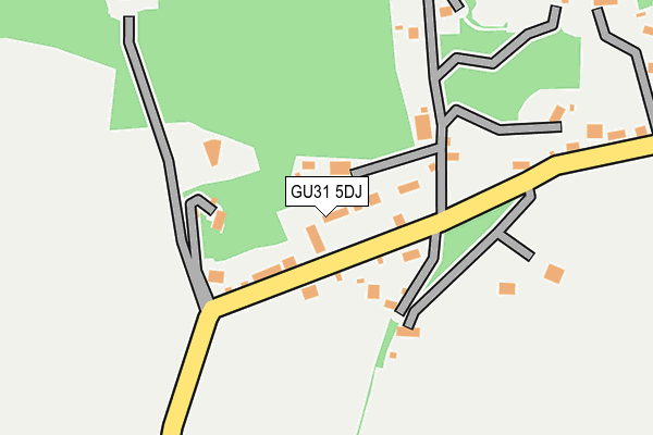 GU31 5DJ map - OS OpenMap – Local (Ordnance Survey)