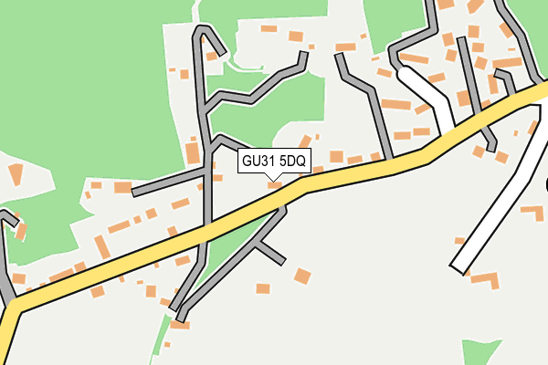GU31 5DQ map - OS OpenMap – Local (Ordnance Survey)
