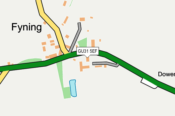 GU31 5EF map - OS OpenMap – Local (Ordnance Survey)