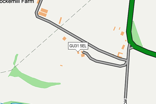 GU31 5EL map - OS OpenMap – Local (Ordnance Survey)