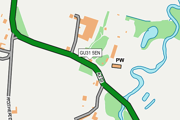 GU31 5EN map - OS OpenMap – Local (Ordnance Survey)