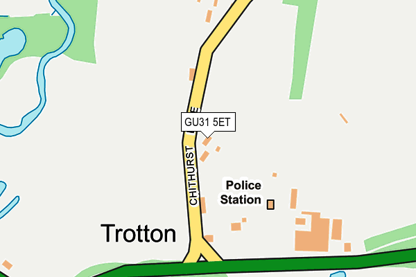 GU31 5ET map - OS OpenMap – Local (Ordnance Survey)