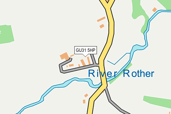 GU31 5HP map - OS OpenMap – Local (Ordnance Survey)
