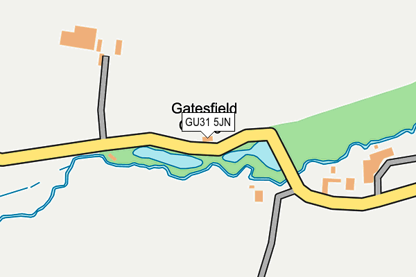 GU31 5JN map - OS OpenMap – Local (Ordnance Survey)