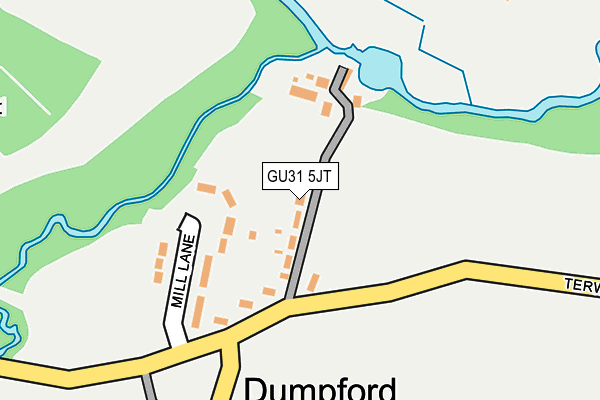 GU31 5JT map - OS OpenMap – Local (Ordnance Survey)