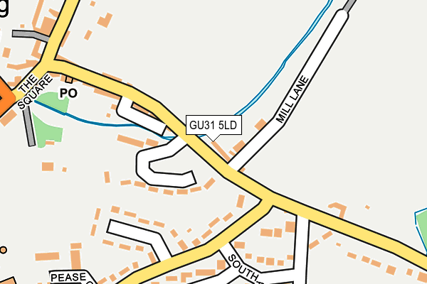 GU31 5LD map - OS OpenMap – Local (Ordnance Survey)