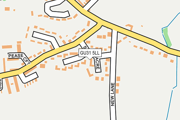 GU31 5LL map - OS OpenMap – Local (Ordnance Survey)