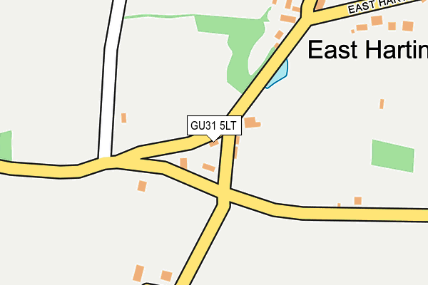 GU31 5LT map - OS OpenMap – Local (Ordnance Survey)