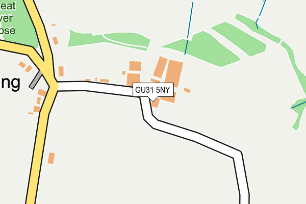 GU31 5NY map - OS OpenMap – Local (Ordnance Survey)